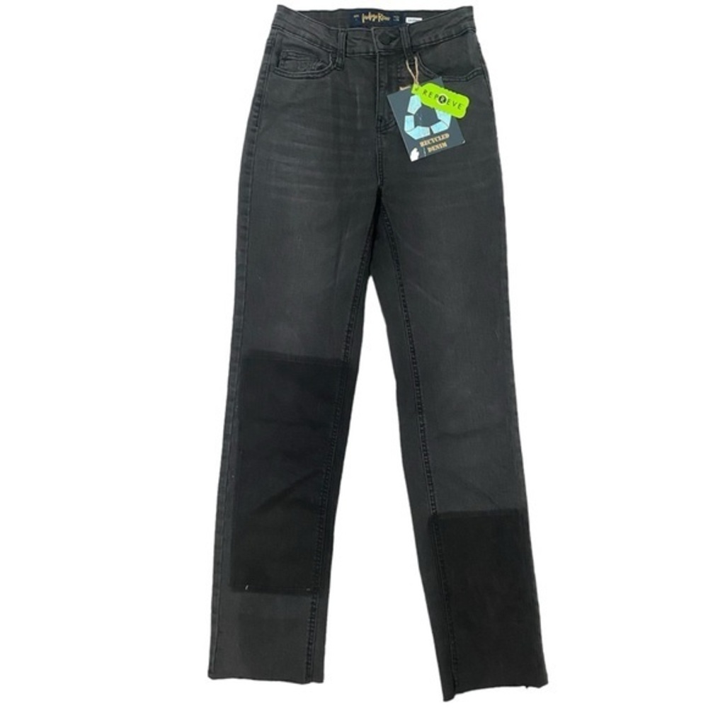 Indigo rein striped straight leg jeans